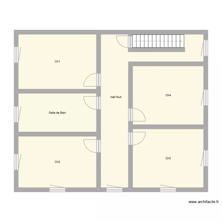 0306. Plan de 6  et 100 m²