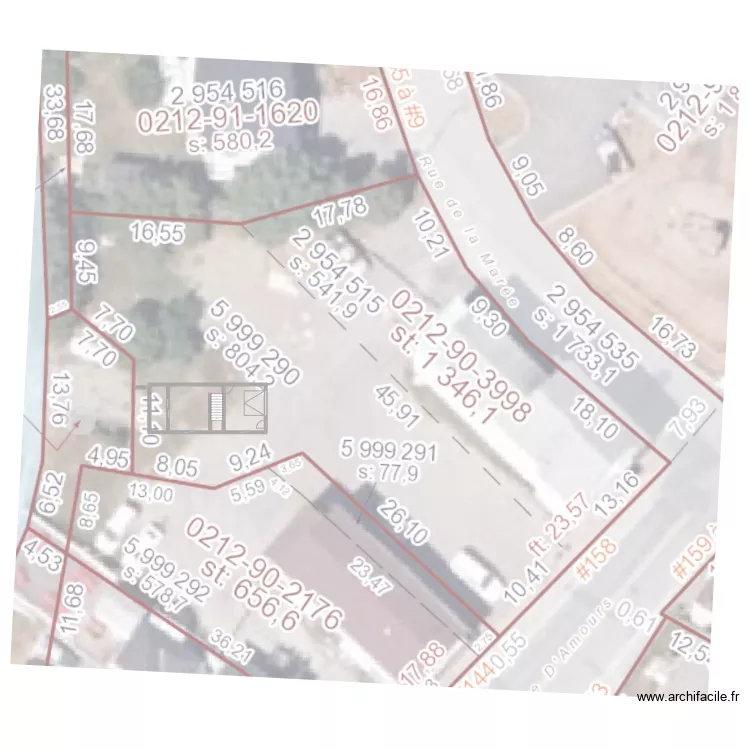 Implentation 16X32. Plan de 