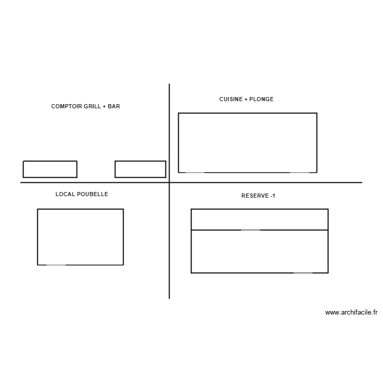 RESTAURANT IL MARE SARL. Plan de 