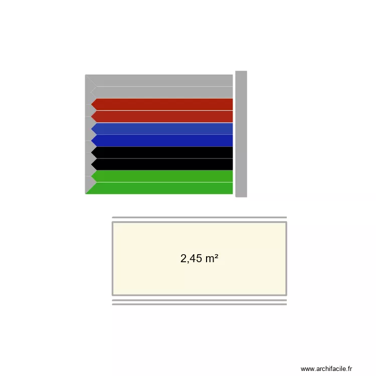 panneaux panne. Plan de 