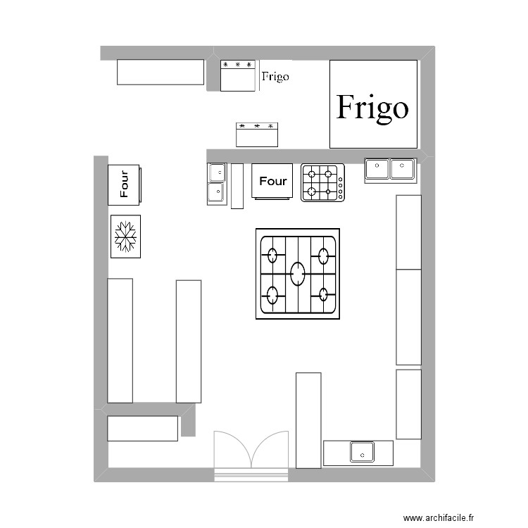 CUISINE. Plan de 0 pièce et 0 m2