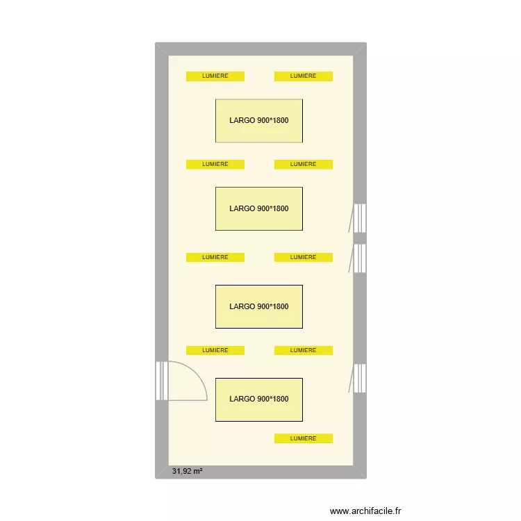 SALLE ROSE - PEP 28. Plan de 1 et 32 m² SALLE ROSE - PEP 28. Plan de 1 et 32 m²