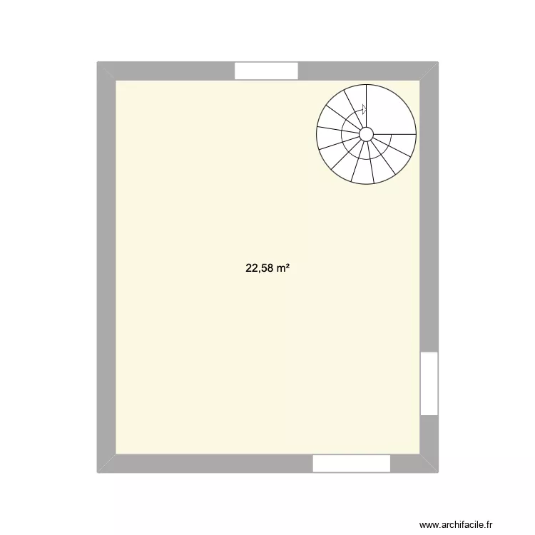 Remise. Plan de 1 et 23 m² Remise. Plan de 1 et 23 m²
