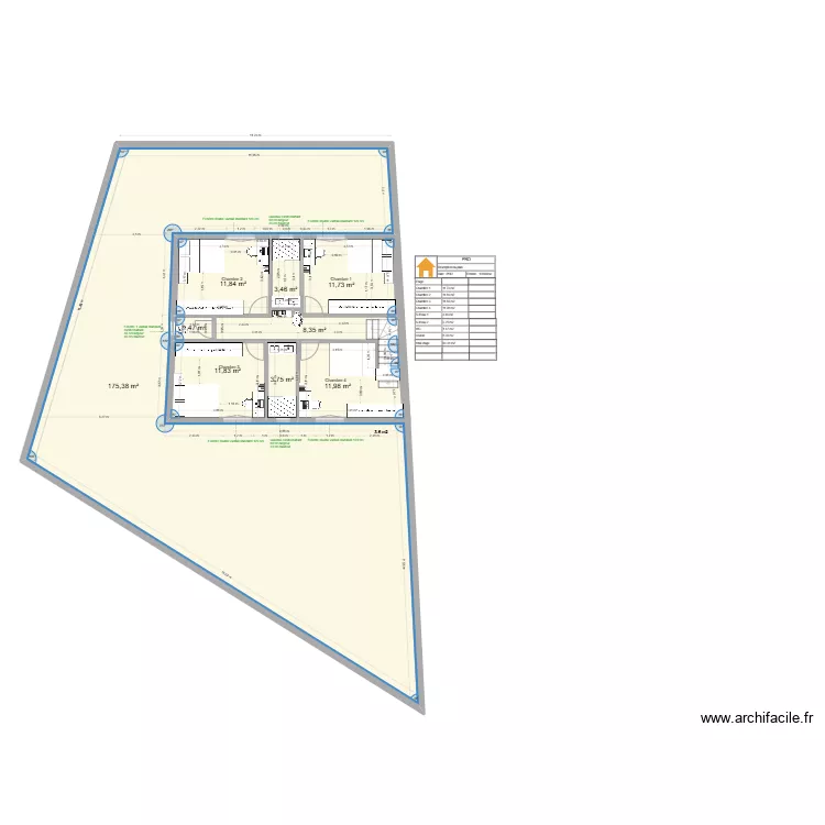 joel emeline etage2. Plan de 
