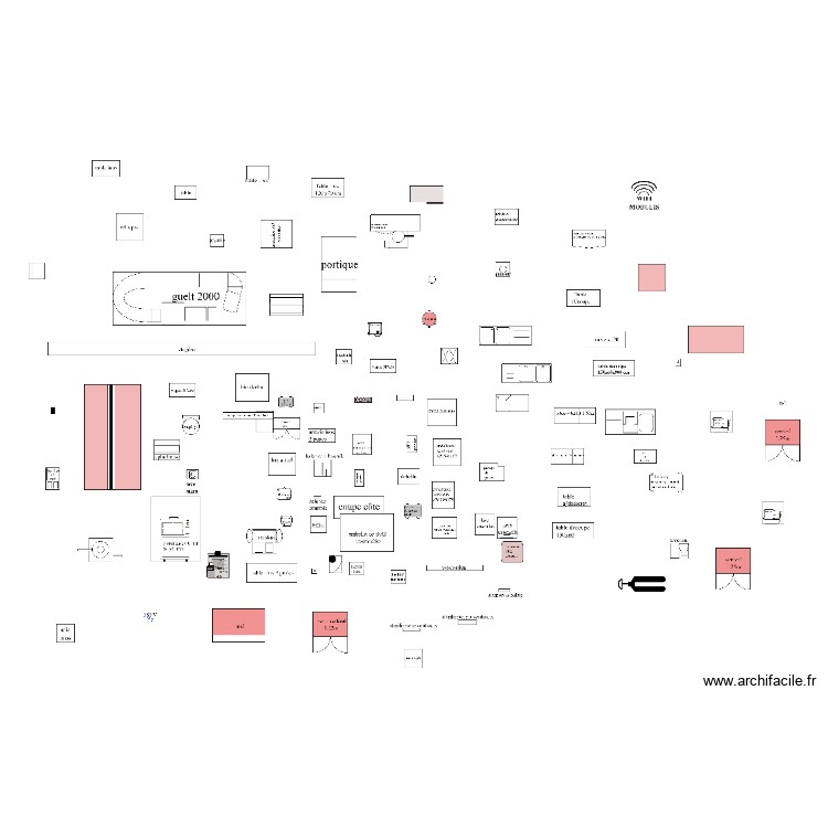 Total objet. Plan de 0 pièce et 0 m2