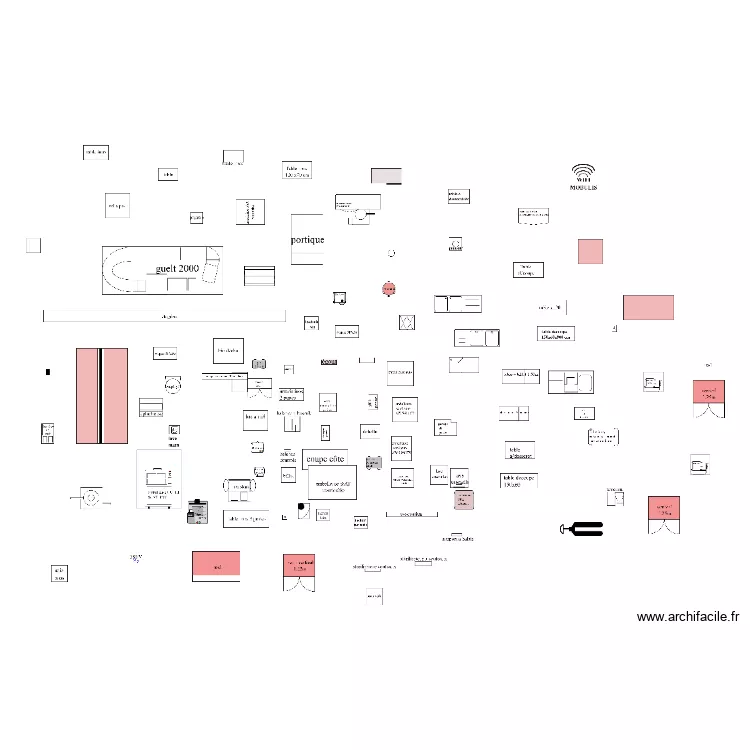 Total objet. Plan de 