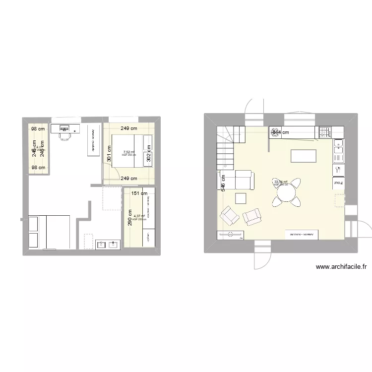 maison st joachim. Plan de 