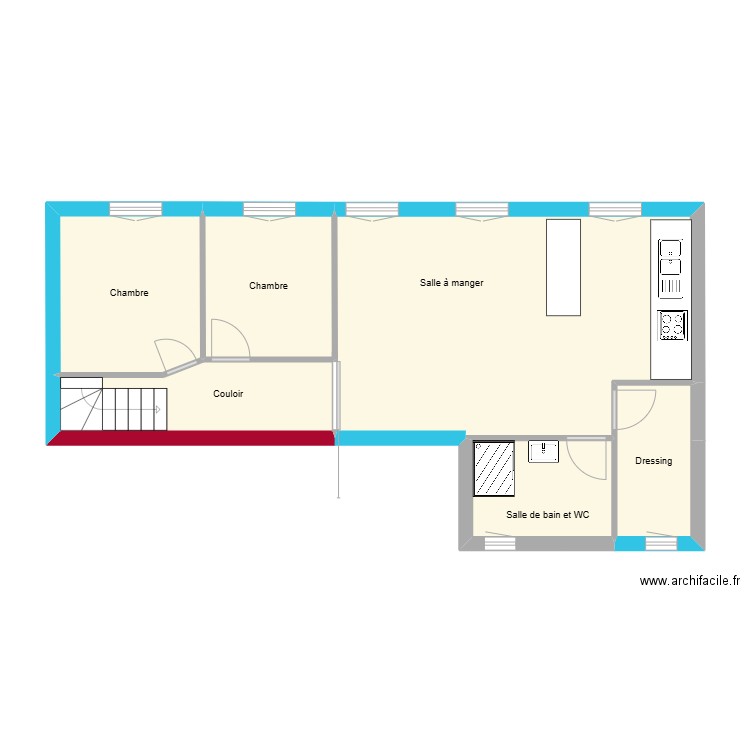 lhomme. Plan de 0 pièce et 0 m2