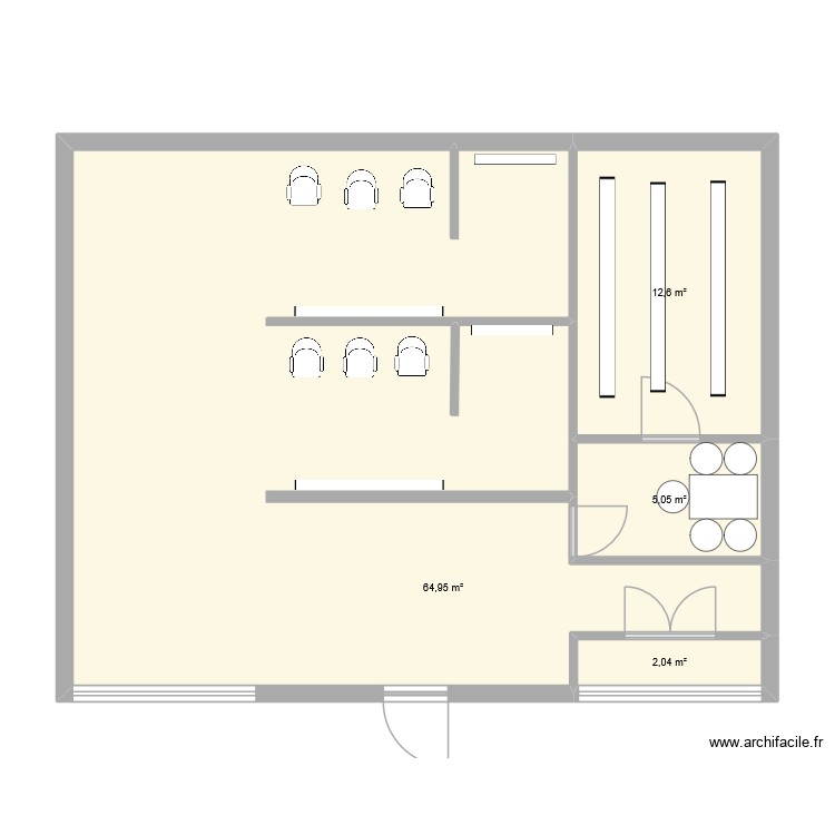 Boutique mariage. Plan de 0 pièce et 0 m2