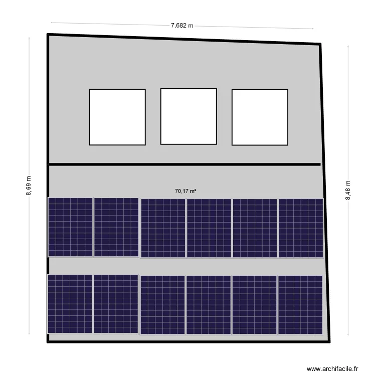 TOITURE_GARAGE. Plan de 2 et 72 m² TOITURE_GARAGE. Plan de 2 et 72 m²