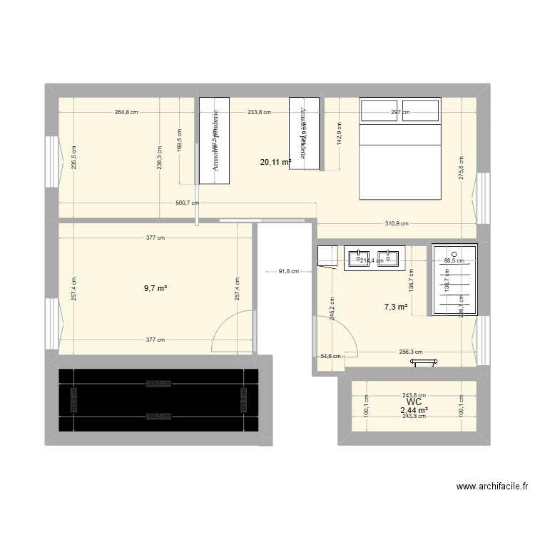 rdc 2. Plan de 0 pièce et 0 m2