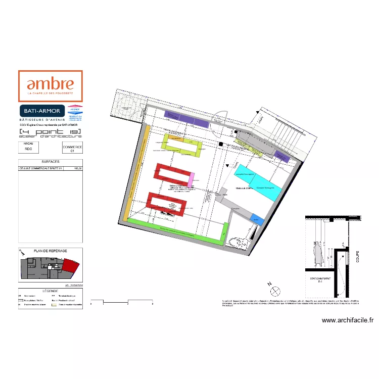 Plan Cave &agrave; vin Fromagerie 1. Plan de 