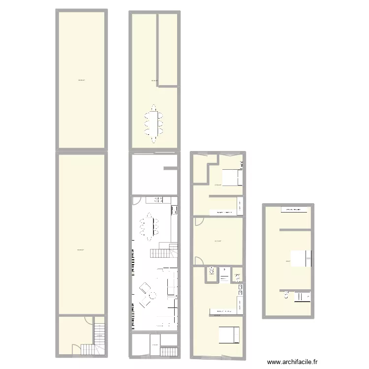 Andre Michel. Plan de 11  et 347 m²