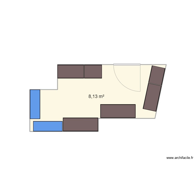 Vestiaire 2. Plan de 0 pièce et 0 m2