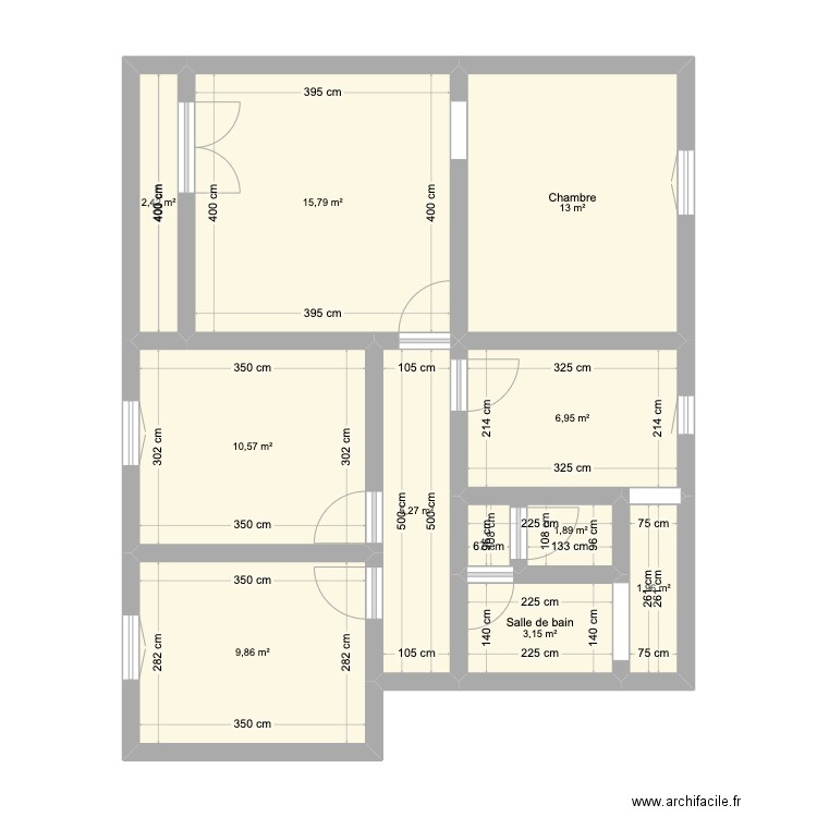 Plan actuel App1 GITU. Plan de 0 pièce et 0 m2