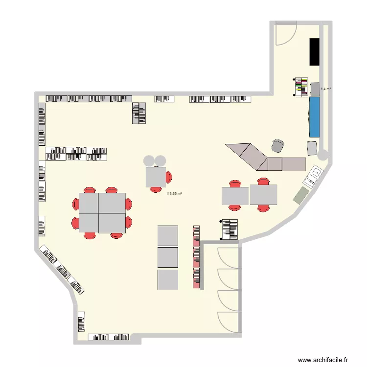 CRALEJ original V2. Plan de 2  et 115 m²