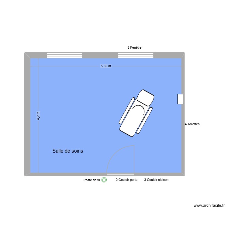 31166 Salle de soins. Plan de 0 pièce et 0 m2