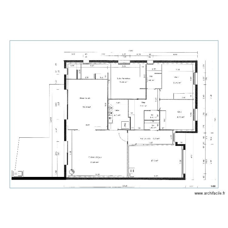 LAMOUREUX PLAN VIERGE 1. Plan de 0 pièce et 0 m2