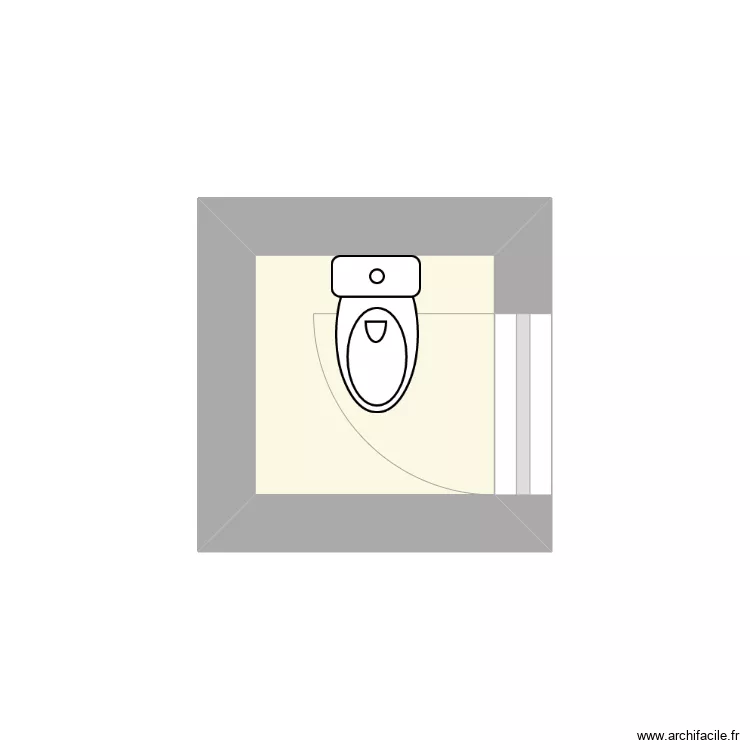 wc actuel 2. Plan de 