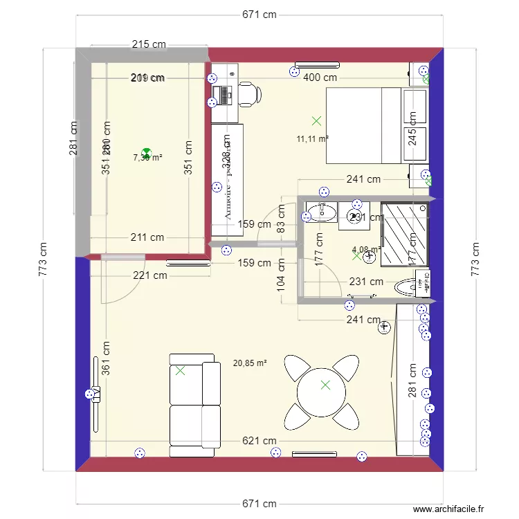 BERNHOL 4 LOTS. Plan de 