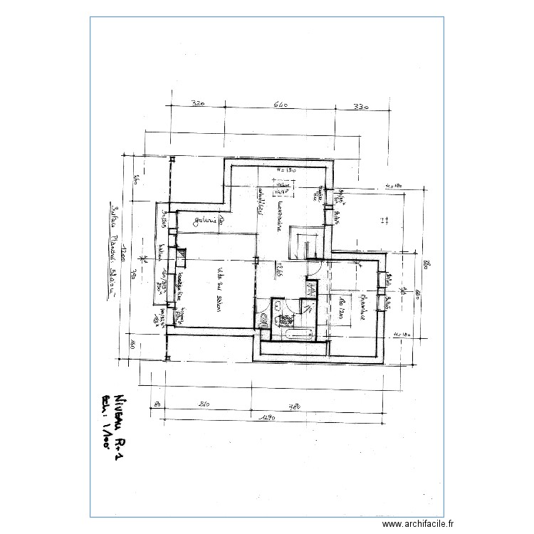 DERNIERE VERSION MEZZA. Plan de 0 pièce et 0 m2