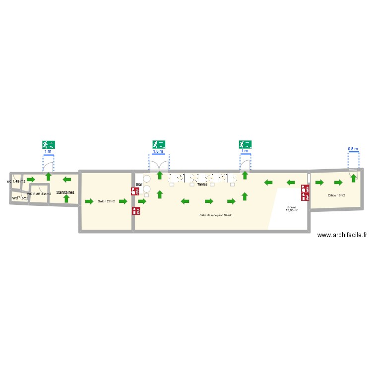 Odalie AT 5. Plan de 6 pièces et 162 m2