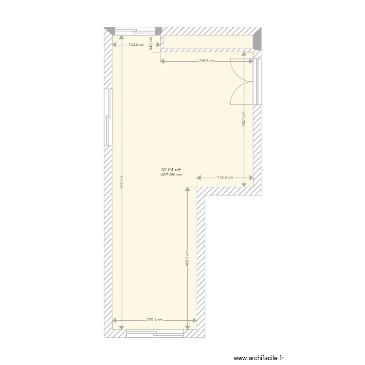 AJUST SEJOUR. Plan de 2  et 34 m²