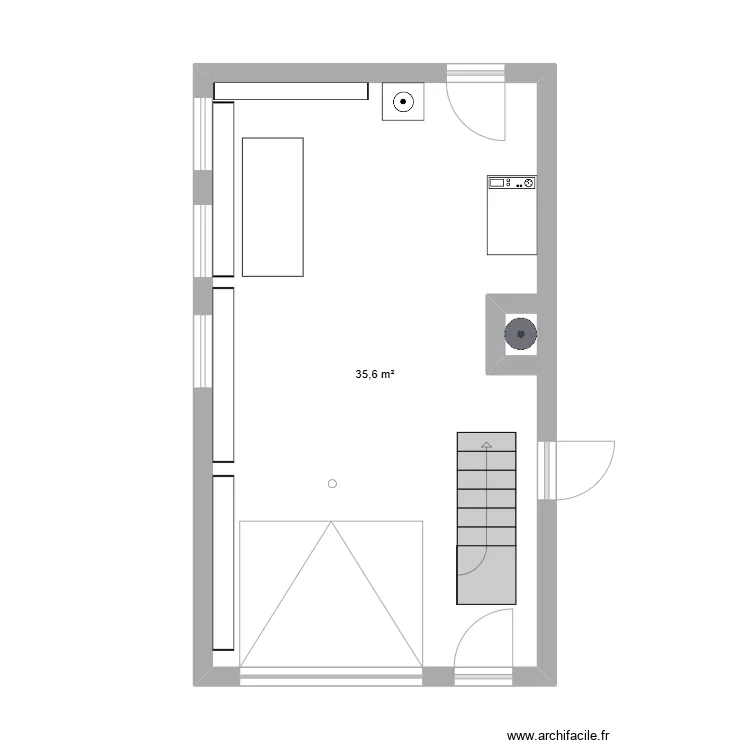 Garage Bosquet. Plan de 