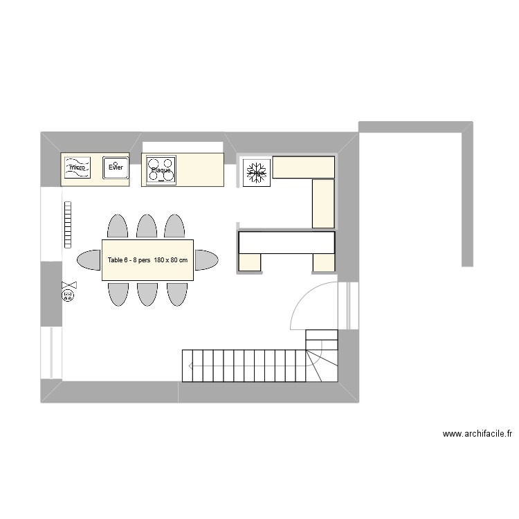 CUISINE 50580. Plan de 0 pièce et 0 m2