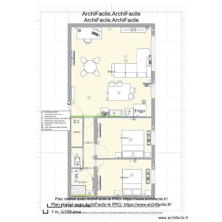 aquitaine 1.1. Plan de 0 pièce et 0 m2