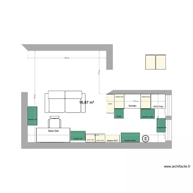 bureau. Plan de bureau. Plan de