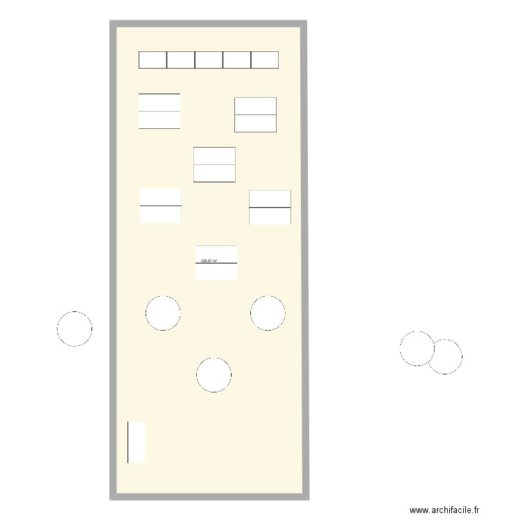 plan table 1. Plan de 0 pièce et 0 m2