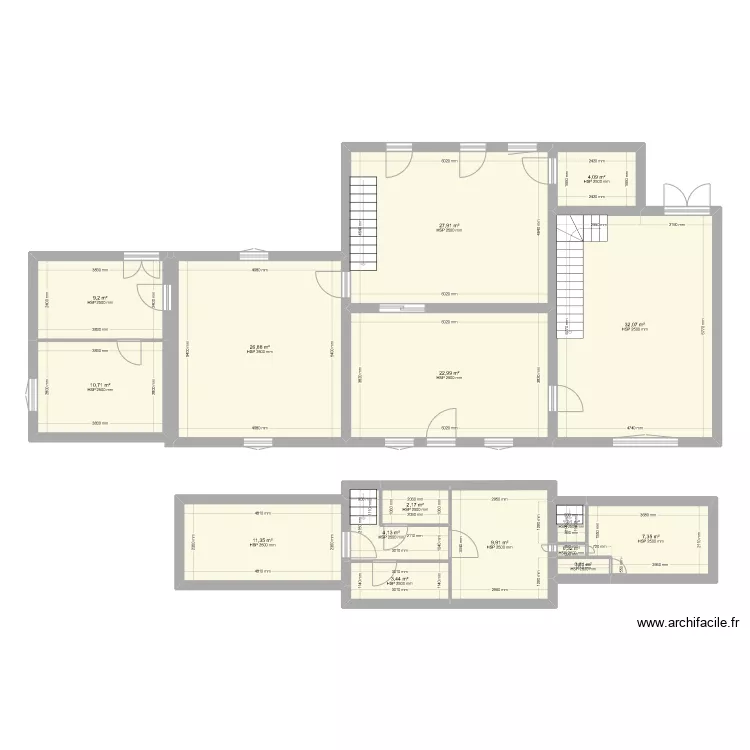 Plan maison. Plan de 