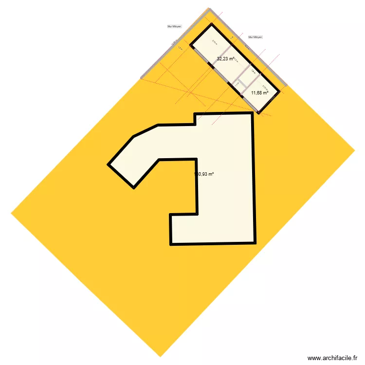 LYONNEL. Plan de 3 et 225 m² LYONNEL. Plan de 3 et 225 m²