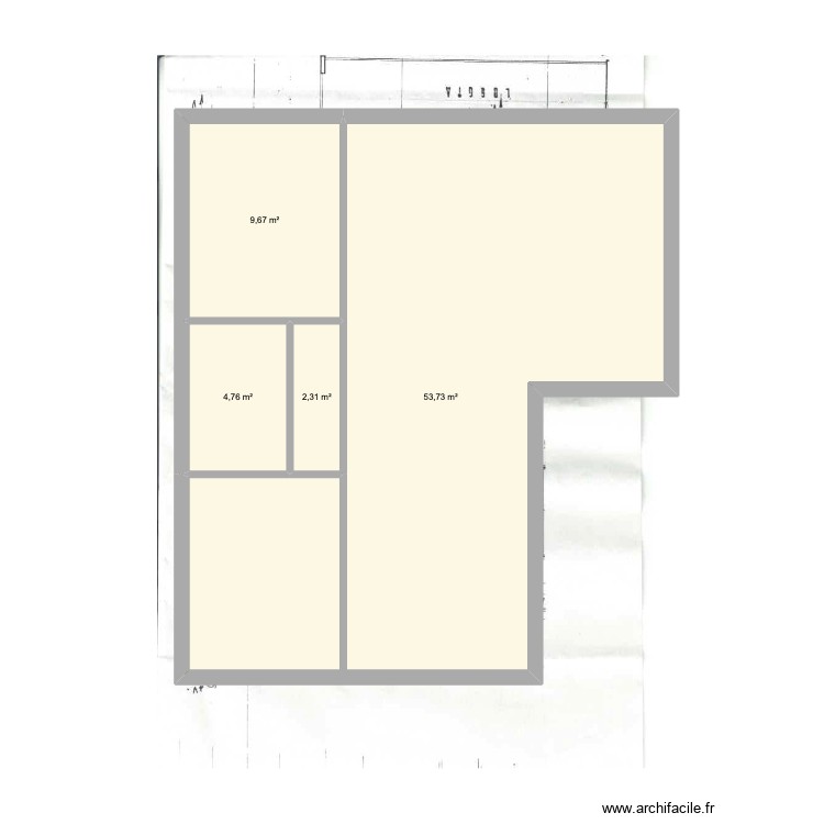 RIOU. Plan de 0 pièce et 0 m2