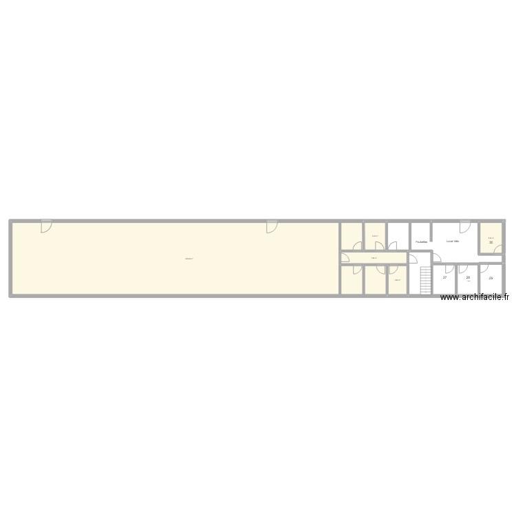 Bellevue caves. Plan de 5 pièces et 249 m2