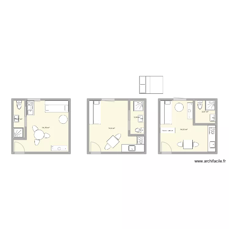 Studio RDC. Plan de Studio RDC. Plan de