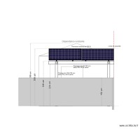 vue du voisin pergola solaire avec PS maj A