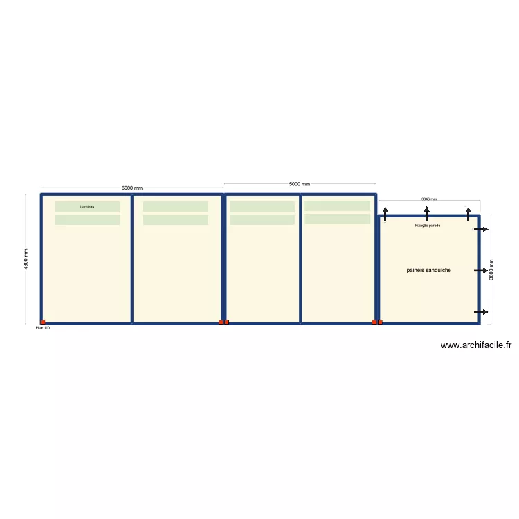 Celina Hotel. Plan de 5 et 56 m² Celina Hotel. Plan de 5 et 56 m²