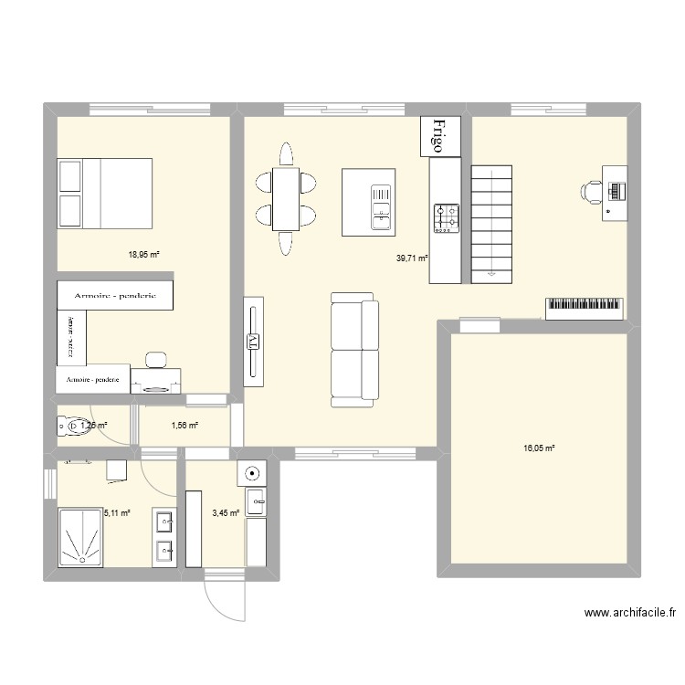 Maison2. Plan de 0 pièce et 0 m2