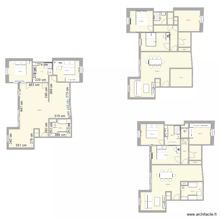 Appartement Gaby. Plan de 