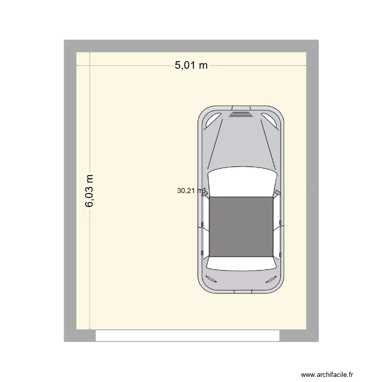 deposito panama. Plan de 1  et 30 m²