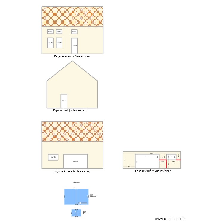 Chassis. Plan de 19 pièces et 208 m2