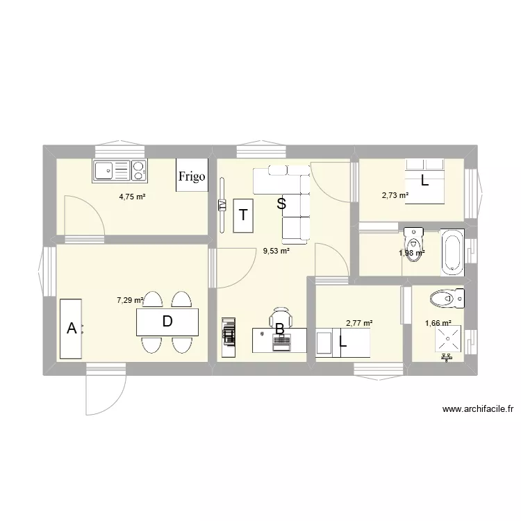 Sage Precieux House. Plan de 