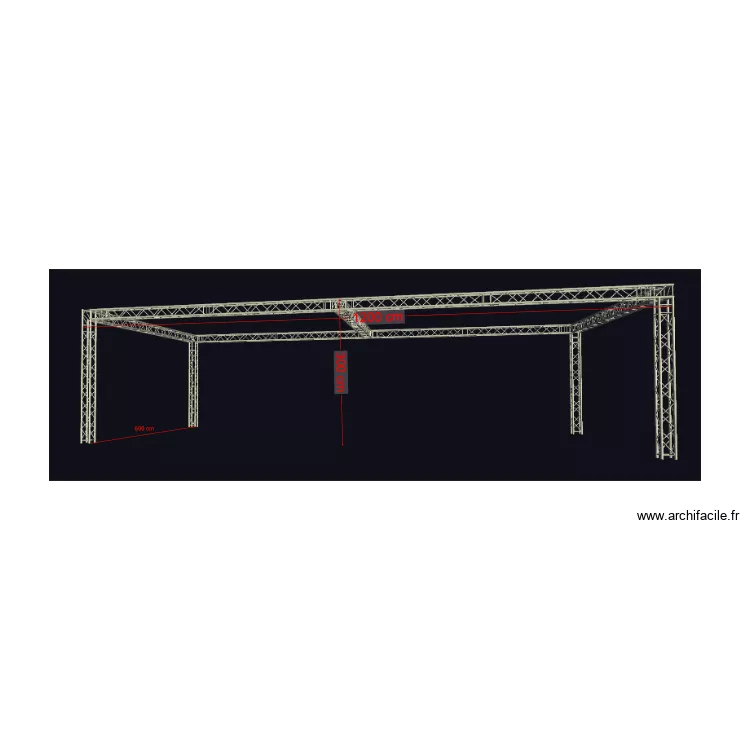 truss 12m Gunvor. Plan de 