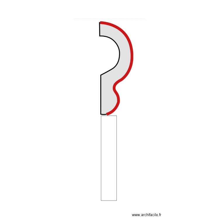 moulure sdb. Plan de 0 pièce et 0 m2