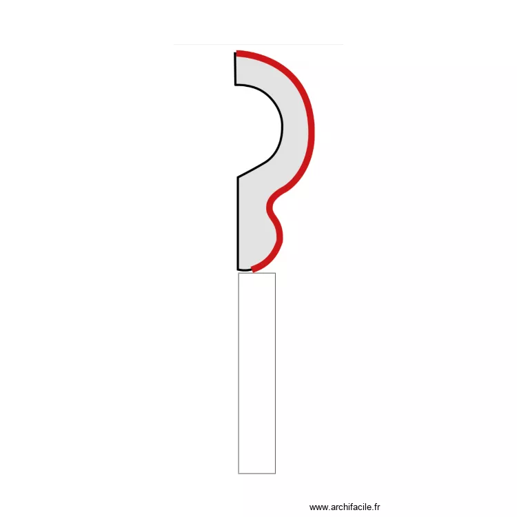 moulure sdb. Plan de moulure sdb. Plan de