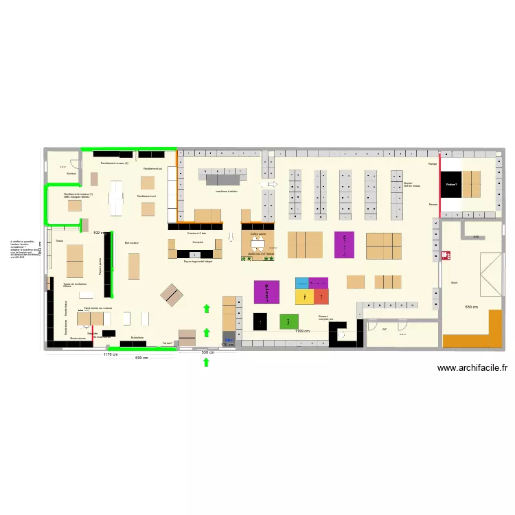 Proshop-Cuesmes-BUNKER. Plan de Proshop-Cuesmes-BUNKER. Plan de