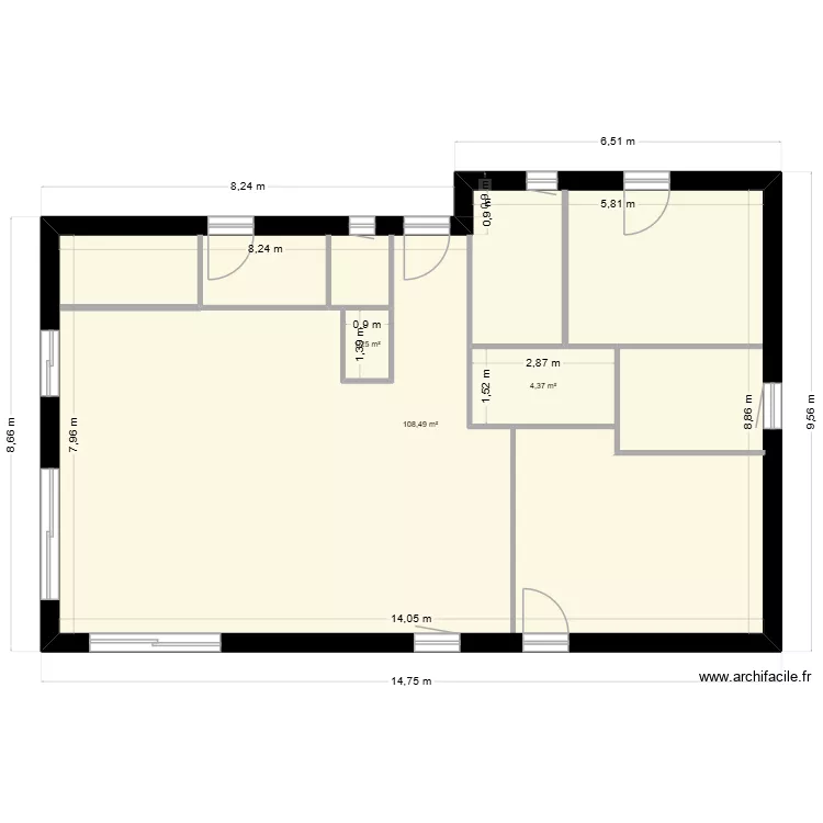 plan 1. Plan de 3 et 123 m² plan 1. Plan de 3 et 123 m²