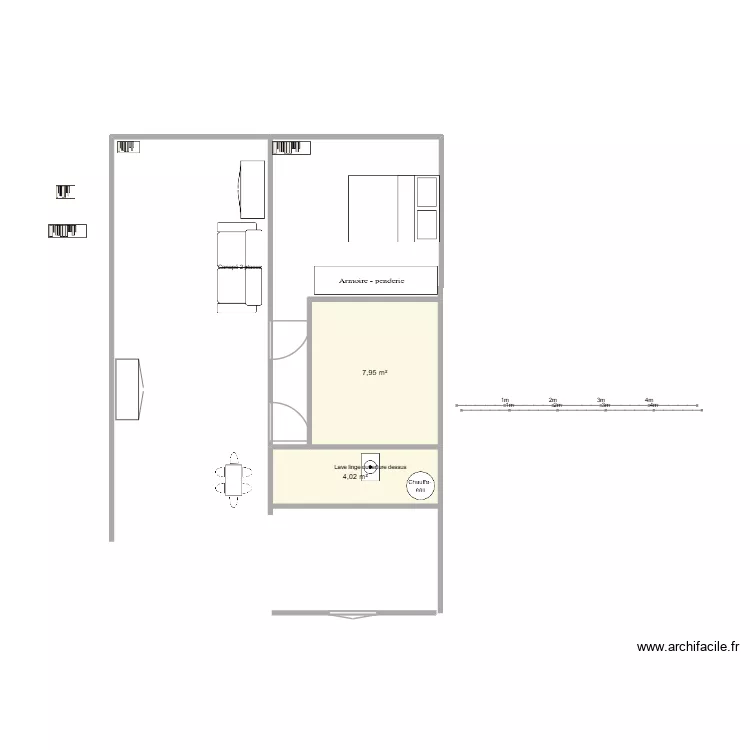 HYERES 2. Plan de 2  et 12 m²